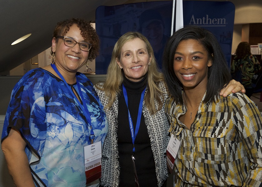 Three ANCOR members posing for a picture during a reception at a recent ANCOR Annual Conference