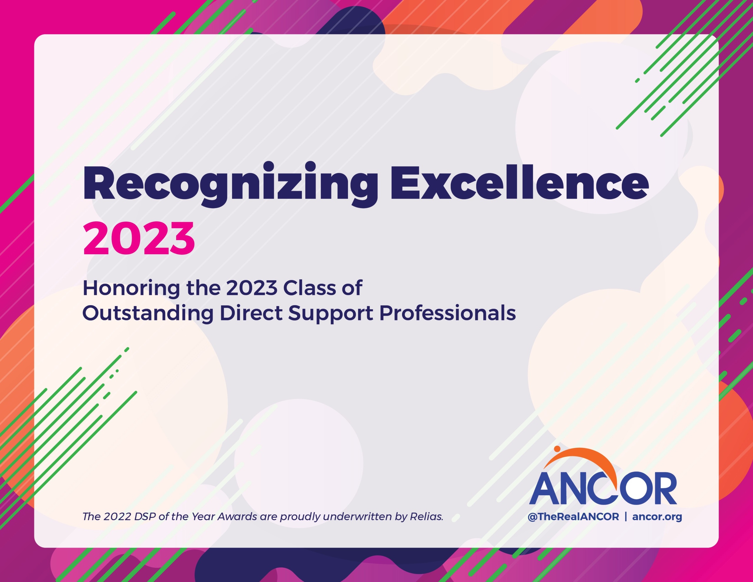 Cover for 2023 Recognizing Excellence
