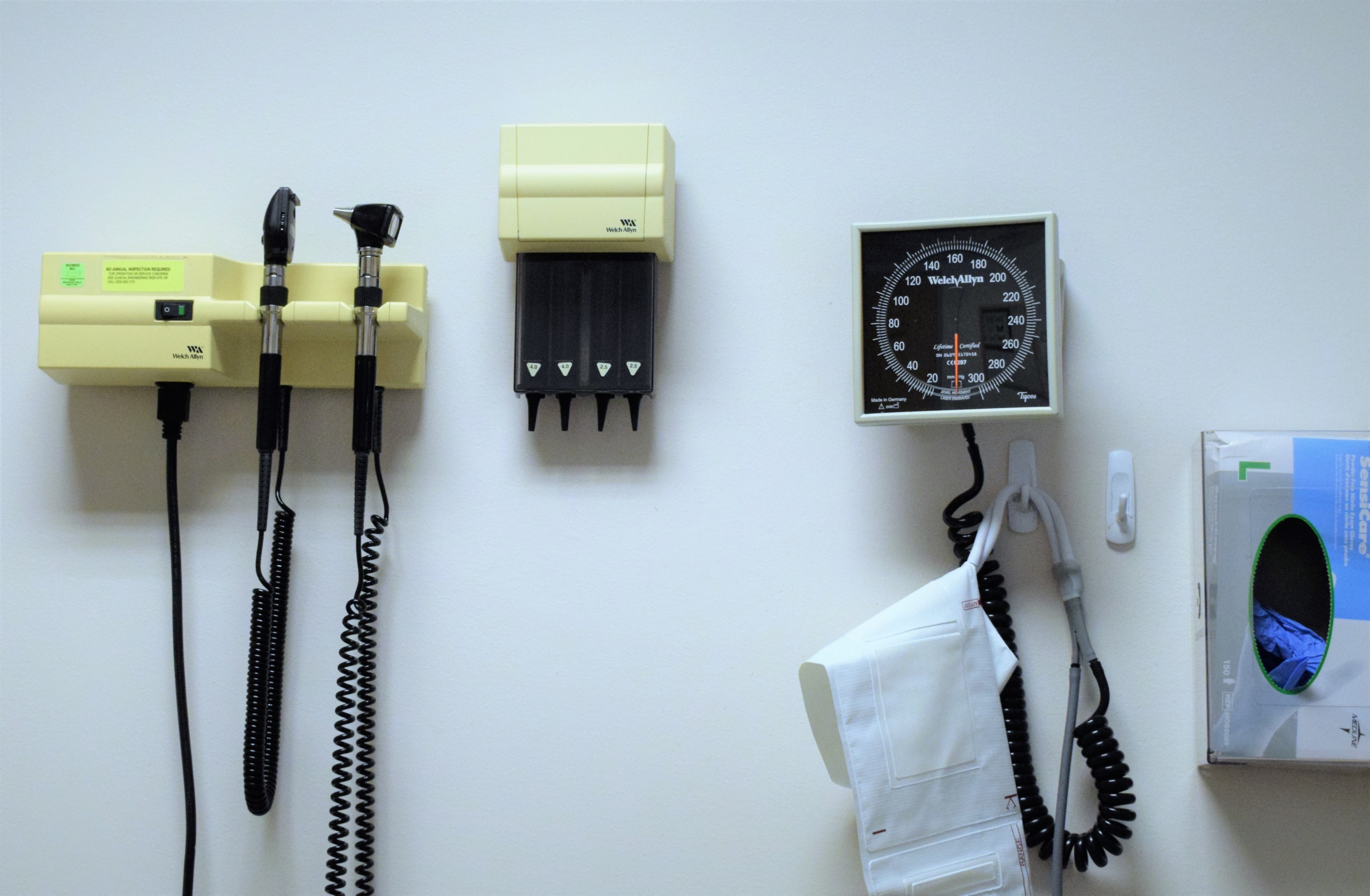Medical exam room equipment