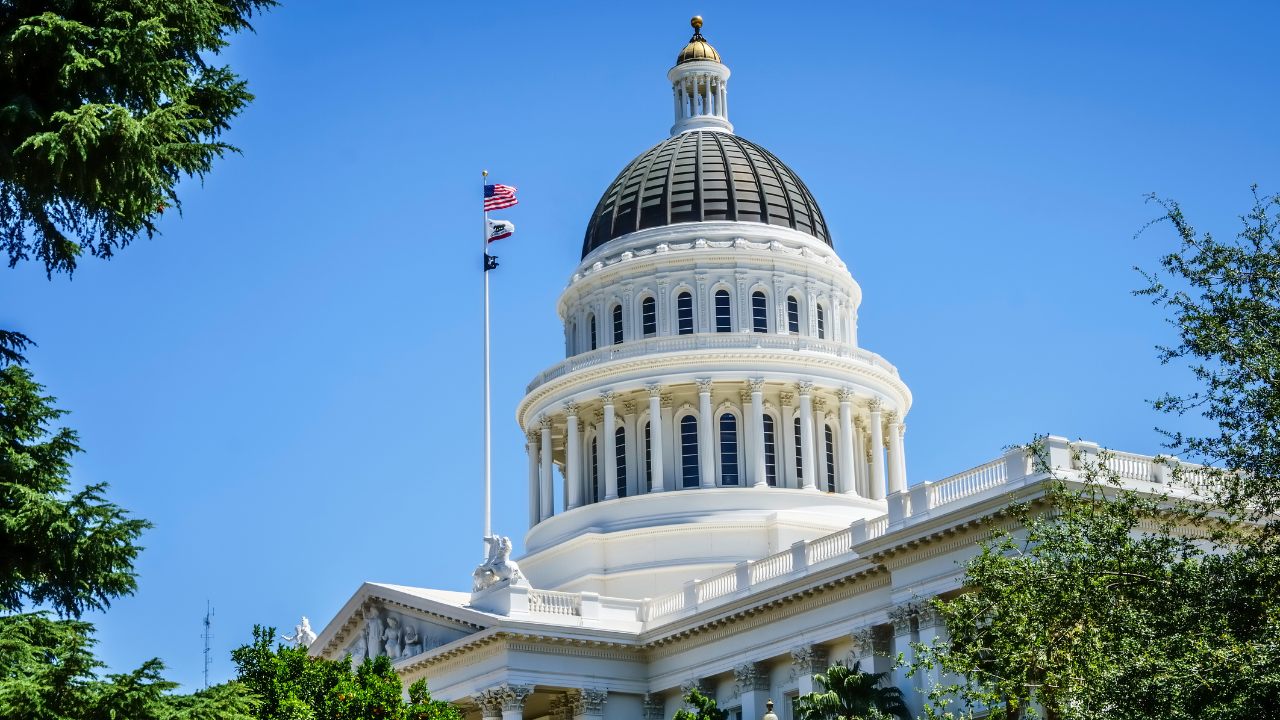 The California state capitol building