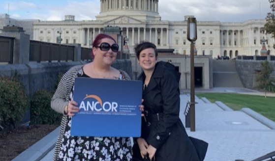 Photo of Nikki Storebo at the 2019 ANCOR Policy Summit Hill Day