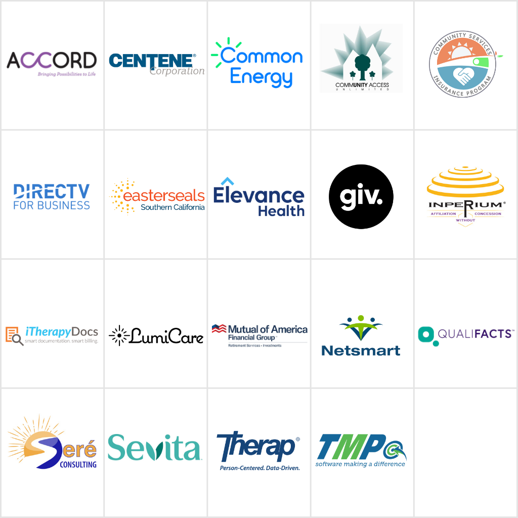 Table of our 2024 ANCOR Connect sponsors' logos