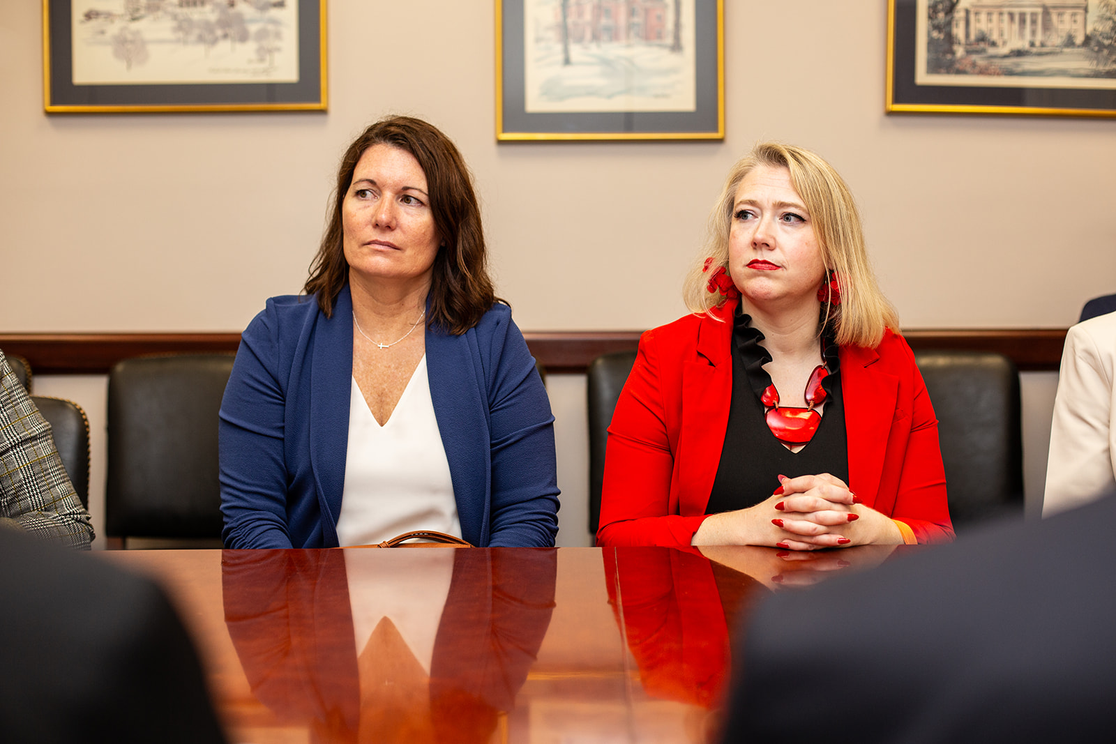 ANCOR Hill Day participants pictured in meetings on Capitol Hill