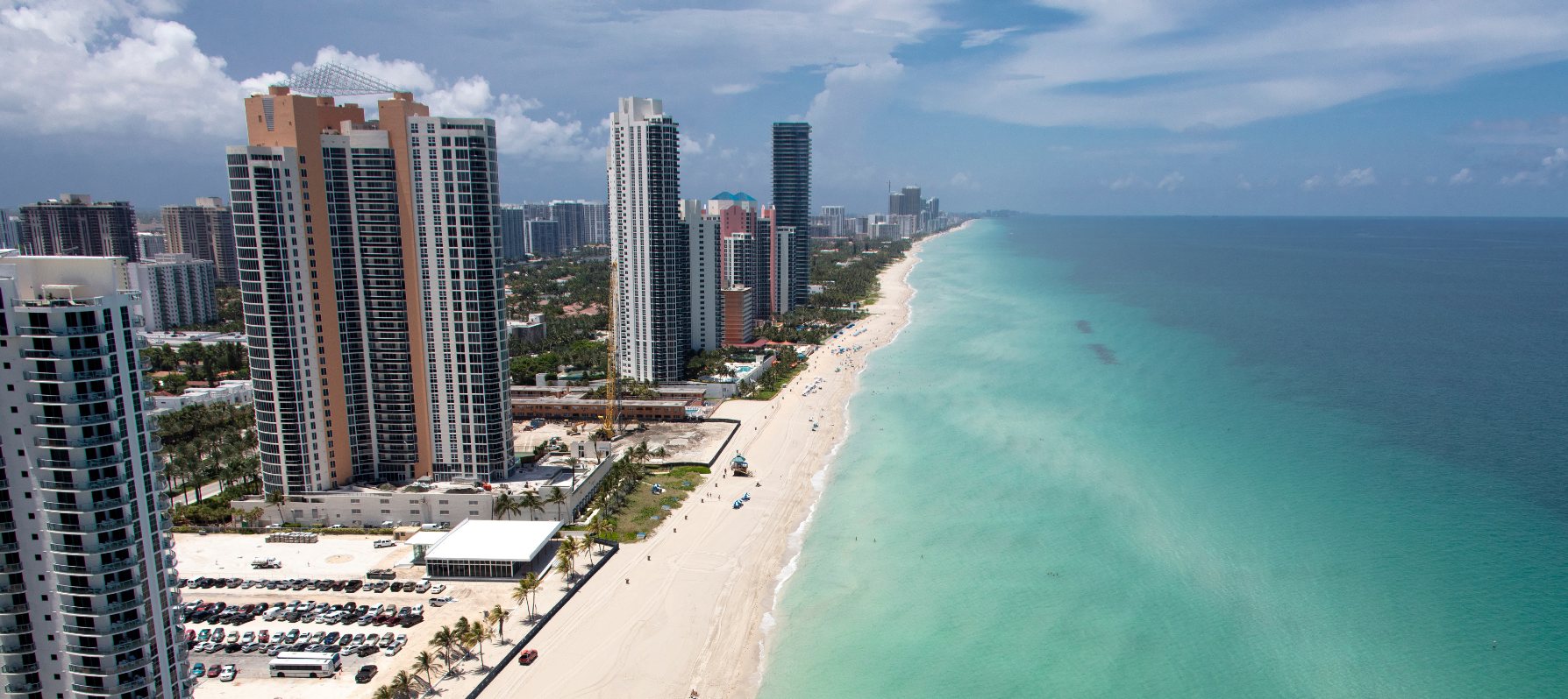 view of the florida coast line