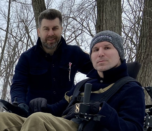 Photo of author Ed Makowski, and his brother, Ken