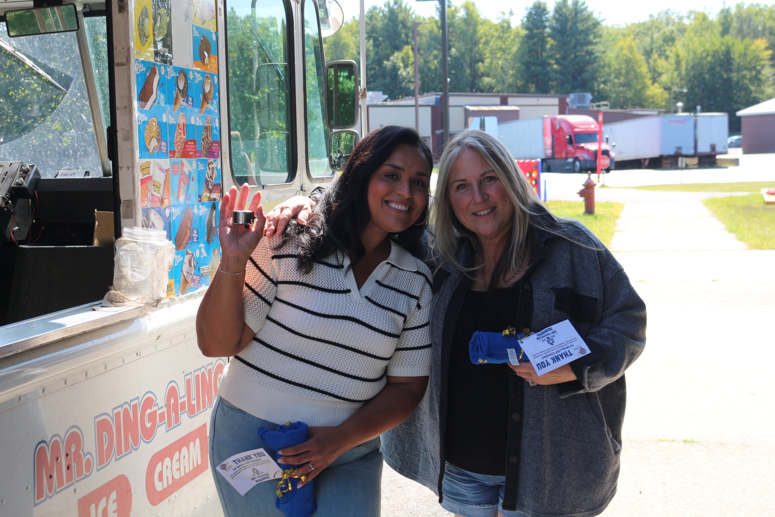 DSPs at an ice cream truck party