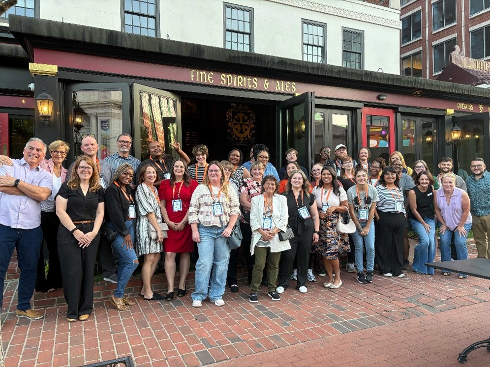 The inaugural cohort of DSP Ambassadors at their welcome reception at D.C. staple The Dubliner.